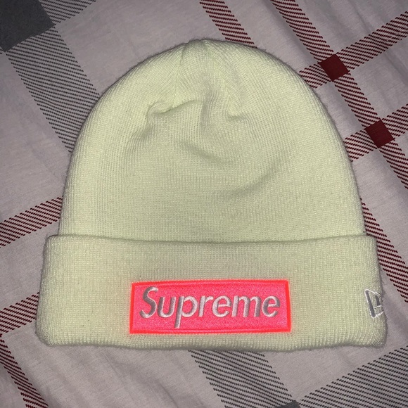 Supreme bogo beanie pale lime - Picture 1 of 5